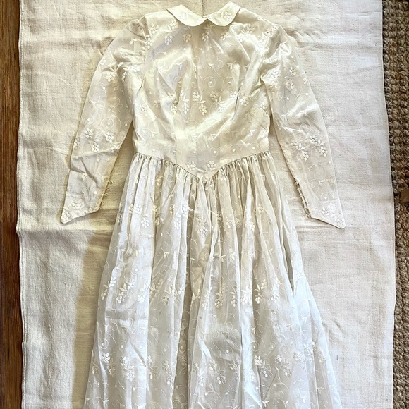 VTG Gossamer Wedding Dress - Picture 2 of 7